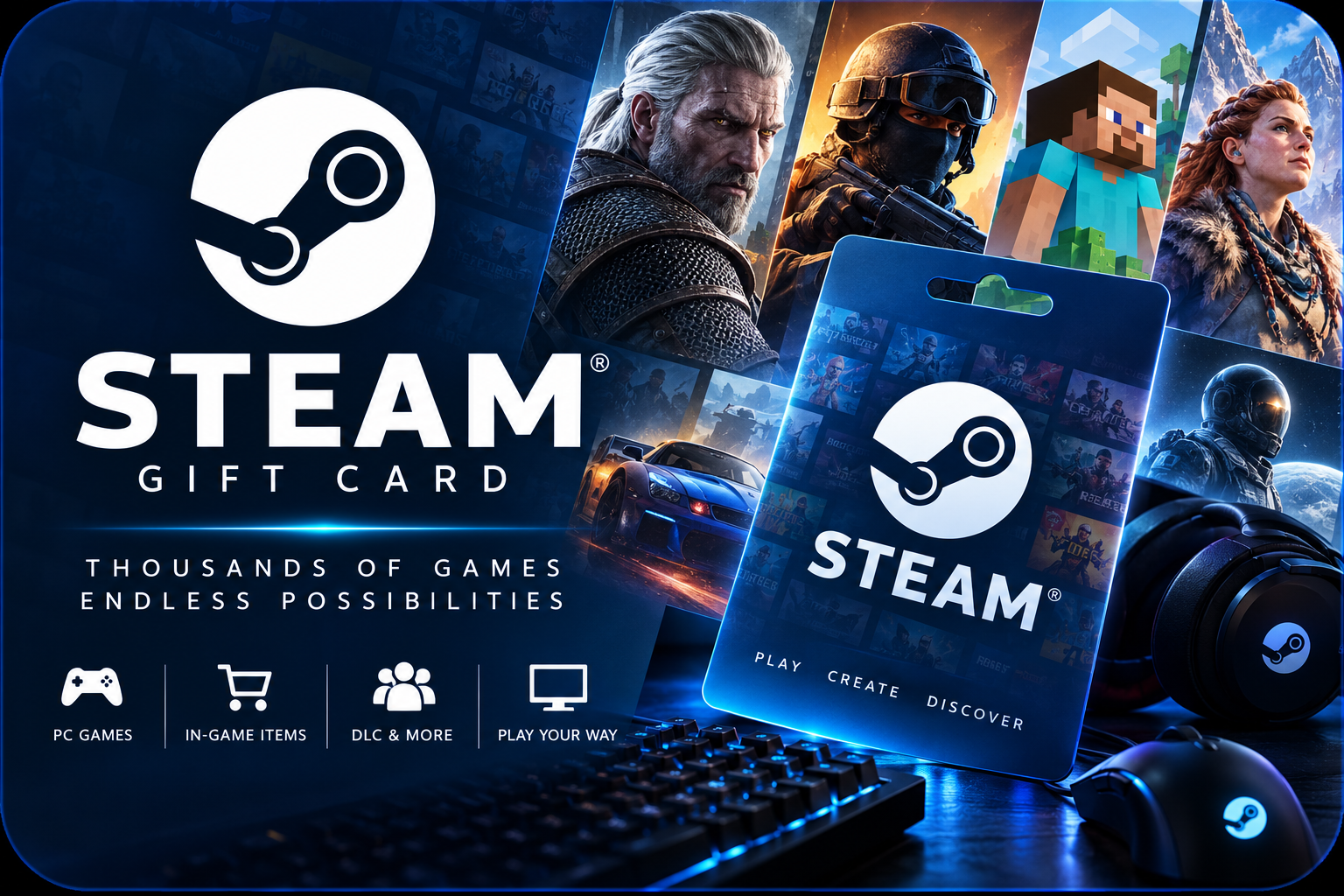 Steam GiftCard (USD)
